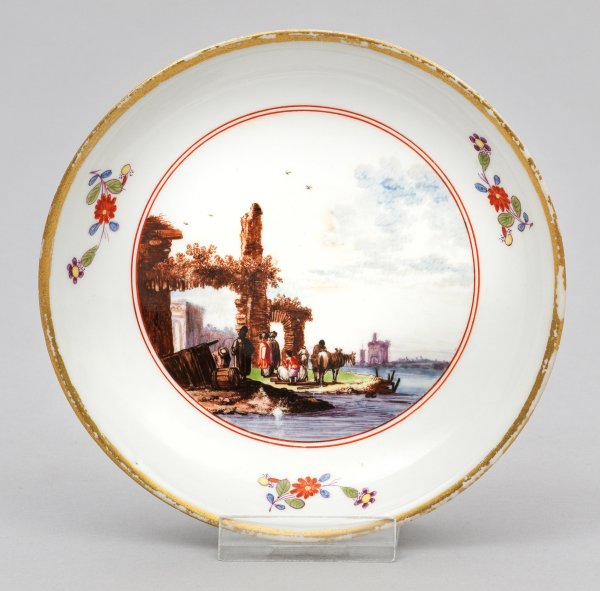 Unterschale mit Kauffahrteiszene