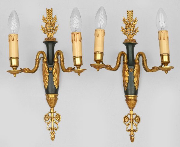 Paar Wandappliken im Louis XVI-Stil