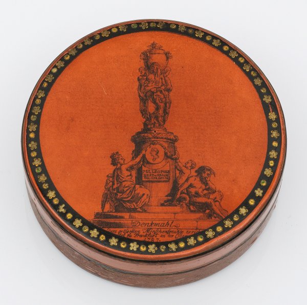 Seltene Andenken-Tabatiere