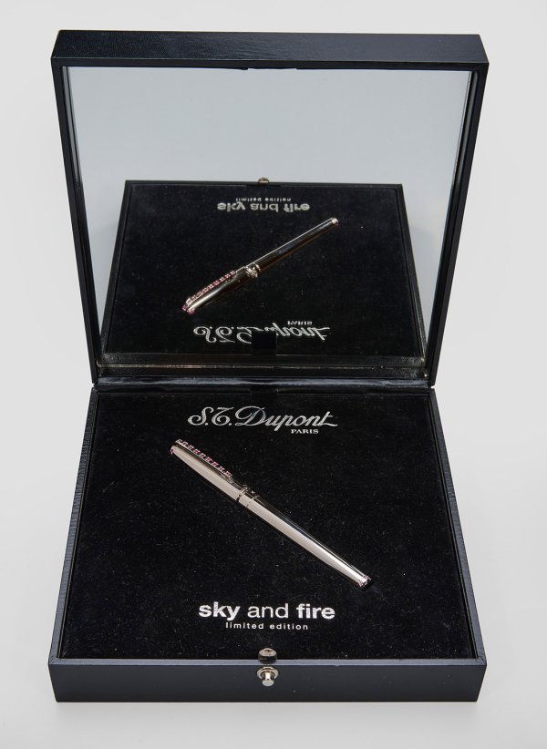 Dupont Füllfederhalter Olympio-Sky and Fire