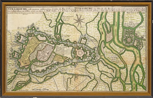 Karte von Straßburg