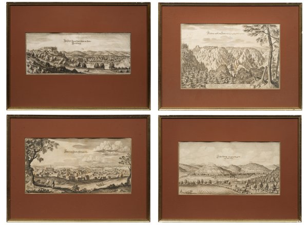 Vier Ansichten aus dem Harz