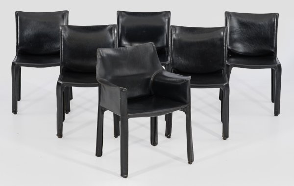 Stuhlgruppe CAB Chairs von Mario Bellini