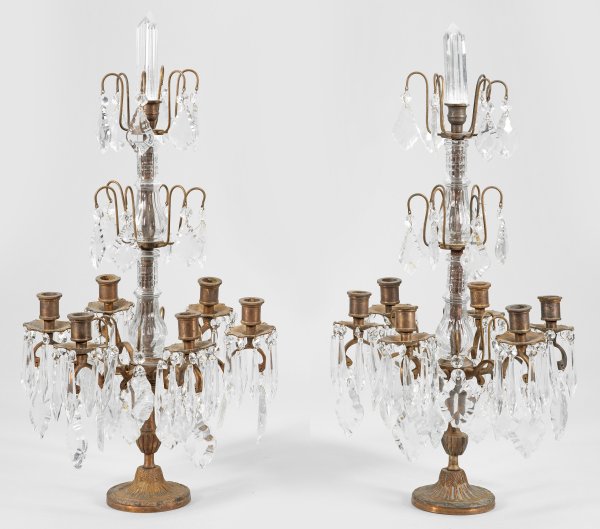 Paar Tischgirandolen