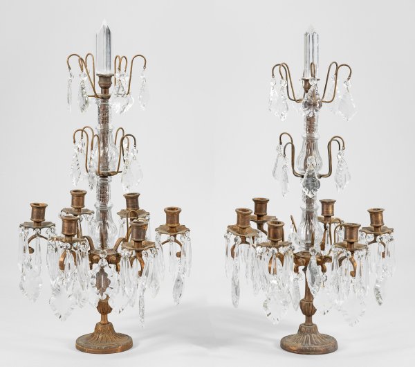 Paar Tischgirandolen