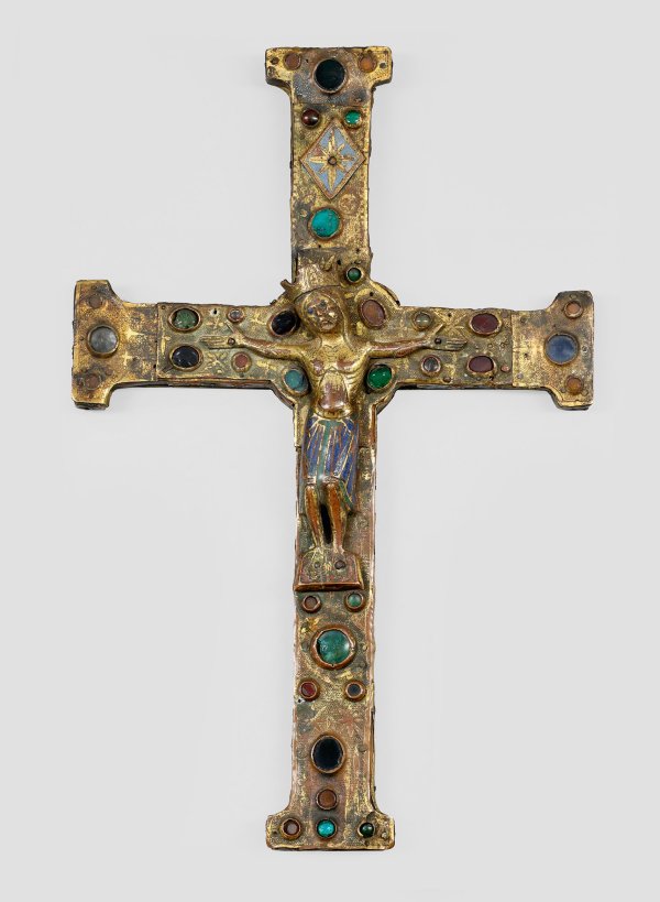 Museales Limoges-Prozessionskreuz