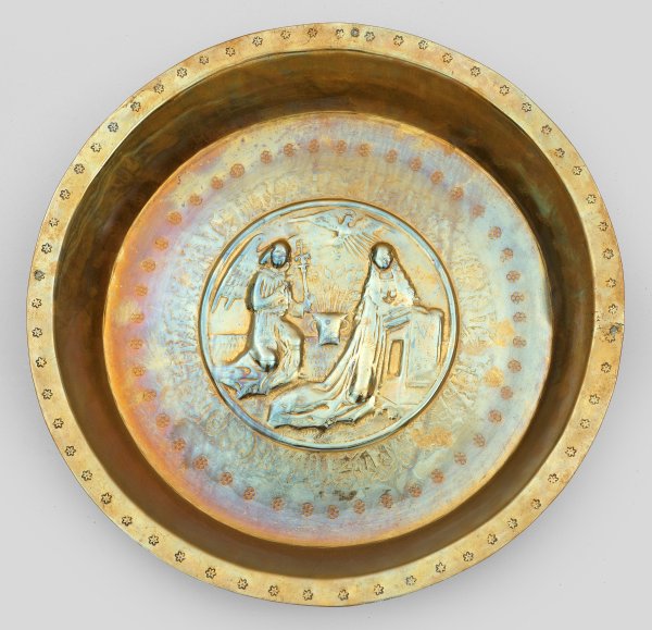 Beckenschlägerschüssel mit Mariä Verkündigung