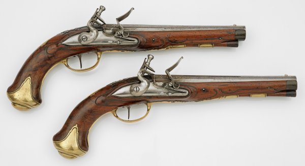 Paar Steinschlosspistolen