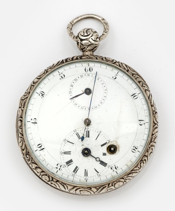 Seltene Friedberger Spindeltaschenuhr von Andreas Strixner