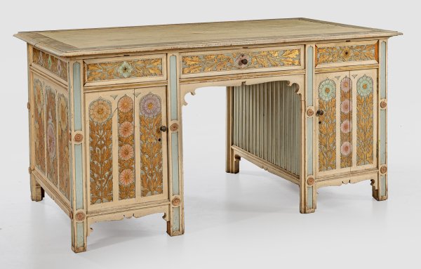 Arts and Crafts-Schreibtisch von Rapp & Sohn