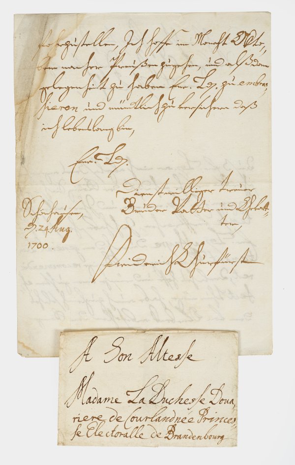 Brief von Kurfürst Friedrich III.