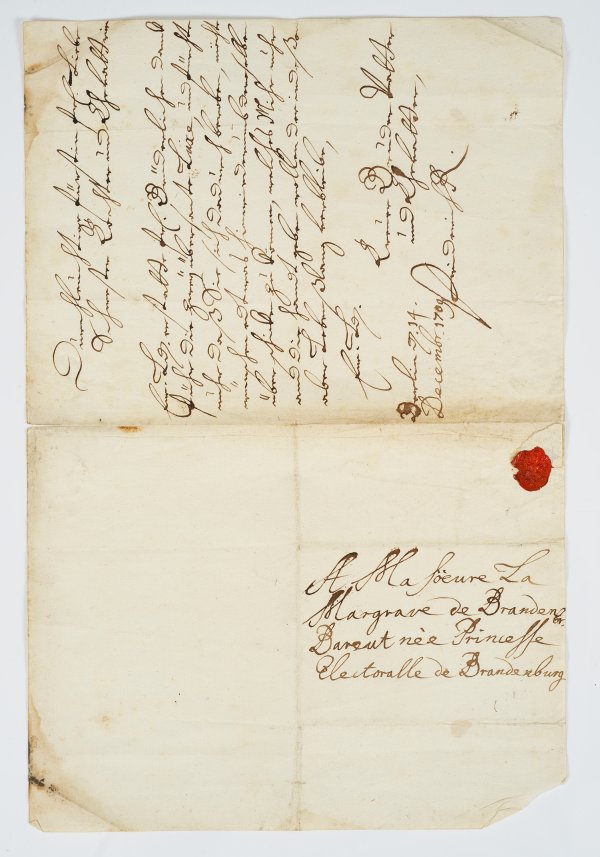 Brief von König Friedrich I.