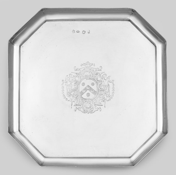 Georg I-Salver mit Wappengravur