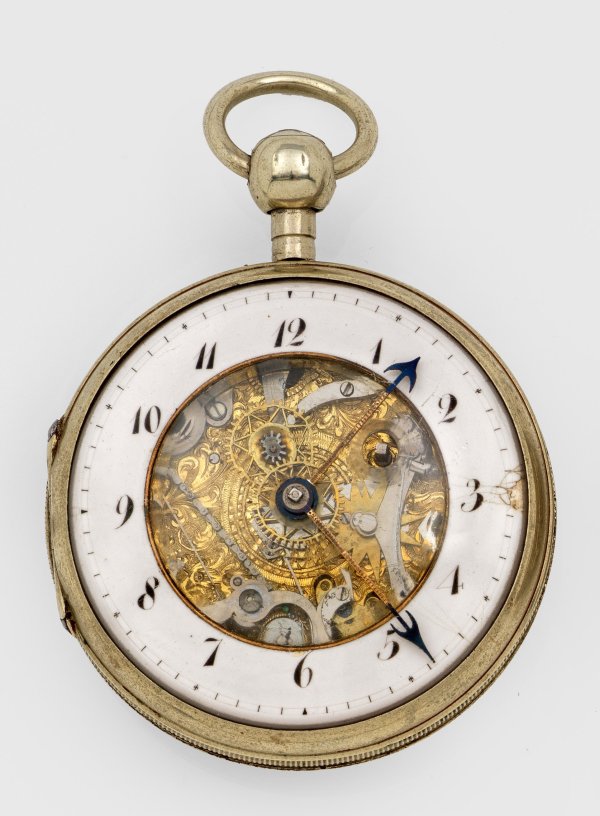 Skeleton-Spindeltaschenuhr