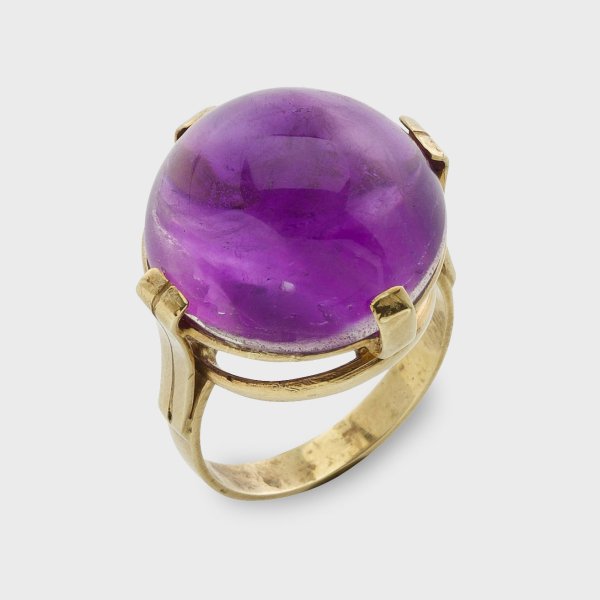 Amethystring aus den 1950er Jahren