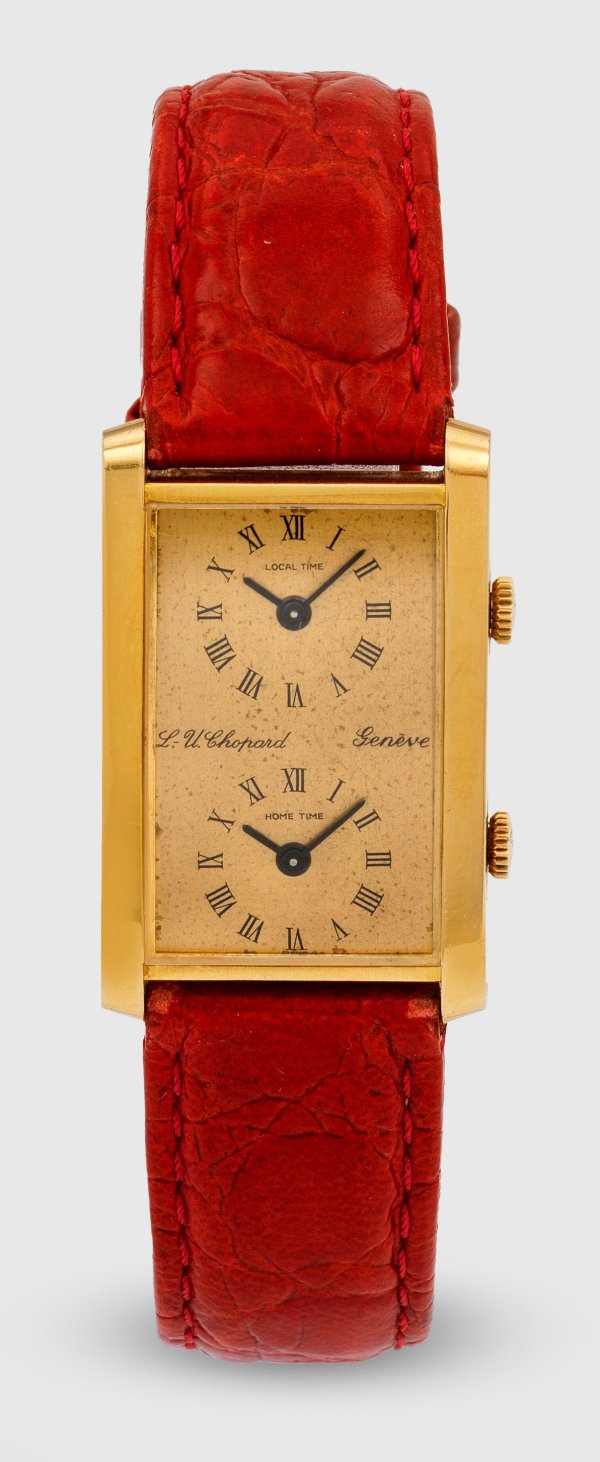Damenarmbanduhr von Chopard Dual Time aus den 1990er