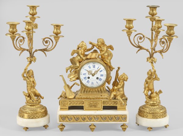 Napoleon III-Uhrengruppe