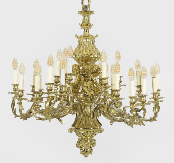 Großer Napoleon III-Deckenleuchter