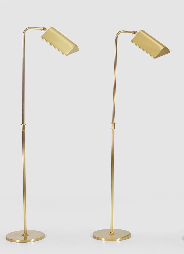 Paar Banker-Stehleuchten von Florian Schulz